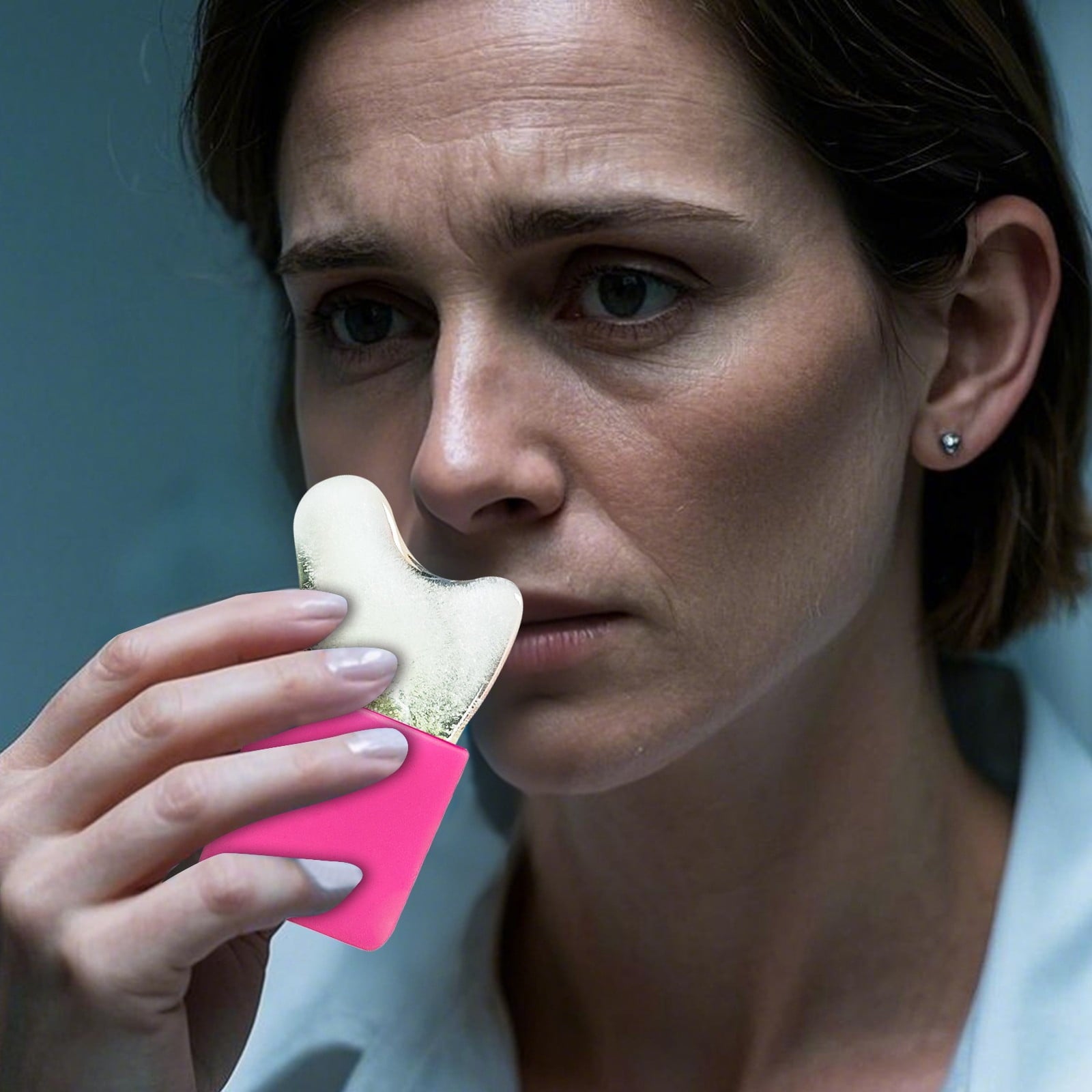 Beauty Instrument Silicone Ice Scraper Gua Sha Set for Face Eyes and Neck - Skin Care Tools to Brighten Complexion and Enhance Natural