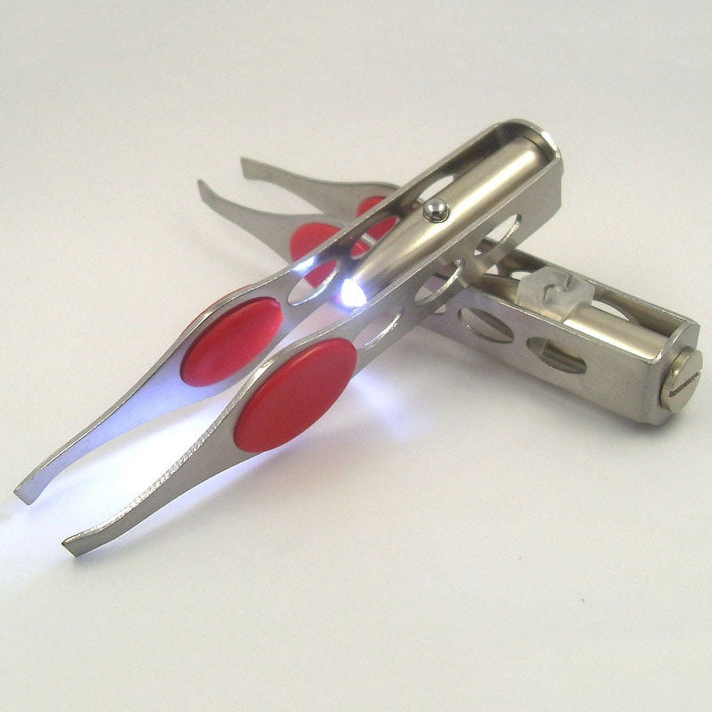 ZOUBAOQ Details about Handy Tweezer With LED Light For Hair Removal Eyebrow DJ0342 Tool Makeup Eyelash Eyebrow tool,trim makeup application Cutting tweezers,long solution,tweezer trimming,round Eyeb