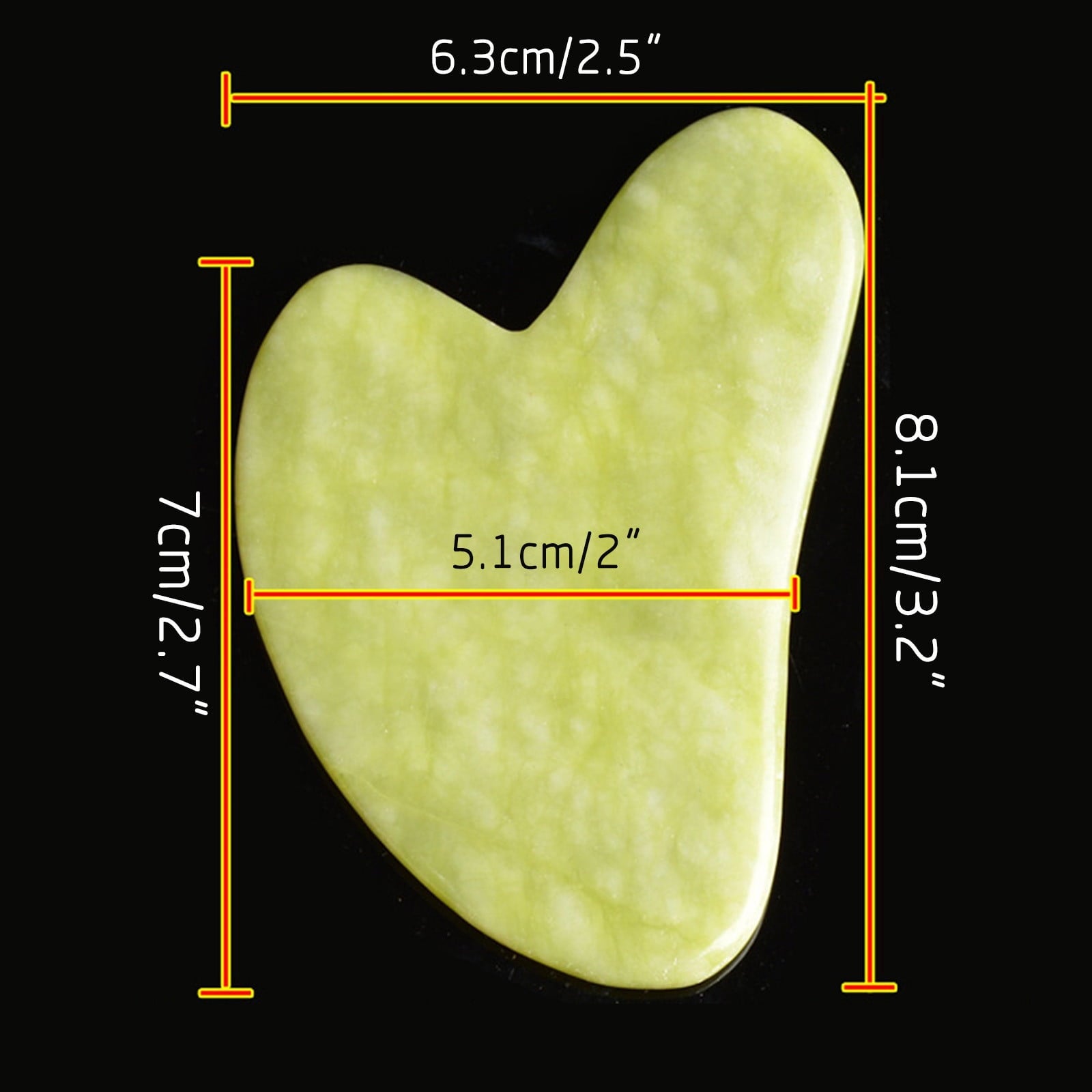 Banzch 2pc Natural Facial Beauty Massage Tool Jade Roller Face Thin Set,Mothers Day Gifts