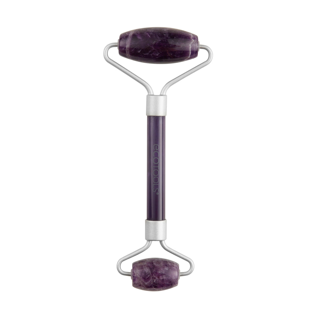 EcoTools Amethyst Face Roller and Massager, Depuff and Sculpt, Facial Tool, 1 Count