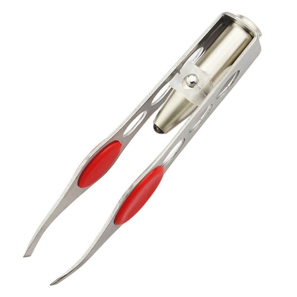 ZOUBAOQ Details about Handy Tweezer With LED Light For Hair Removal Eyebrow DJ0342 Tool Makeup Eyelash Eyebrow tool,trim makeup application Cutting tweezers,long solution,tweezer trimming,round Eyeb